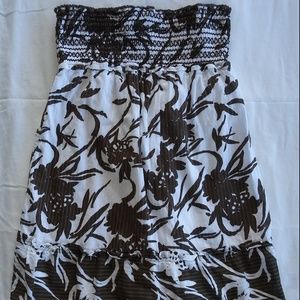 A&F Vintage Strapless Dress Lined